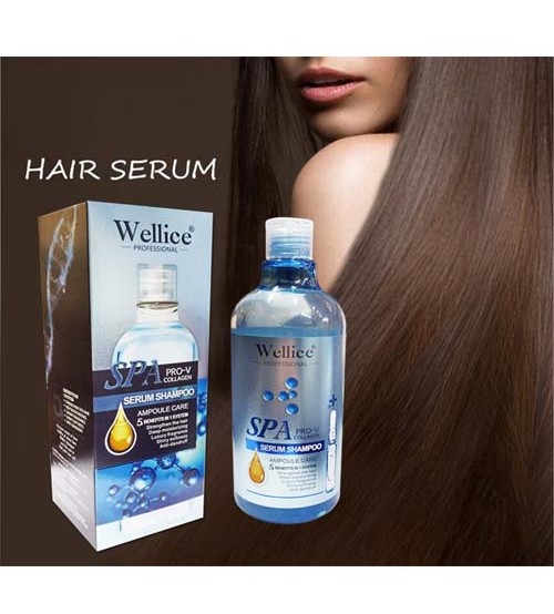 New Wellice Professional SPA Pro-V Collagen Ampoule Care Hair Serum Shampoo